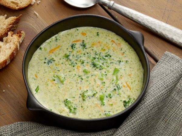 Потрясающий сырный суп с брокколи
