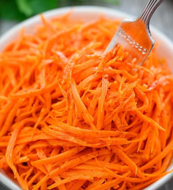 Лёгкий морковный салат - постный рецепт