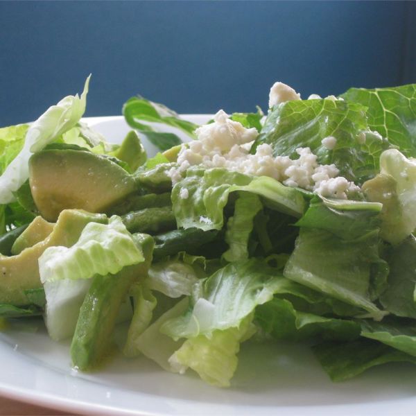 Вкуснейший зелёный салат за 10 минут - питаемся правильно