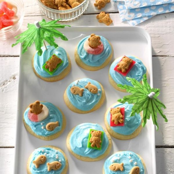 Очень вкусное печенье с цветной глазурью: ваши дети будут в восторге!