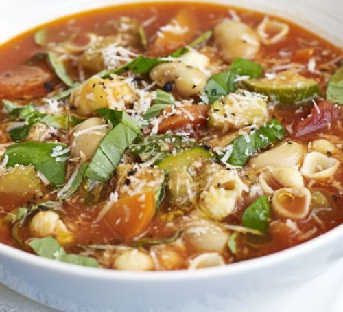 Сытный овощной суп по итальянскому рецепту