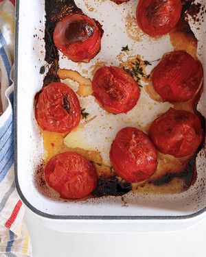 Жареные помидоры - сочный гарнир ко вторым блюдам