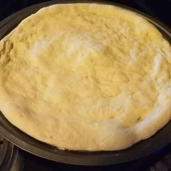 Бездрожжевое тесто для пиццы за 25 минут