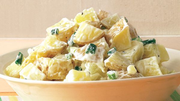 Классический картофельный салат к праздничному столу