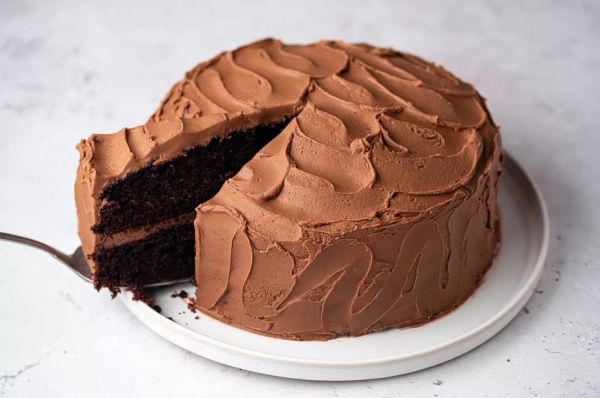 Нежный шоколадный торт ко Дню святого Валентина