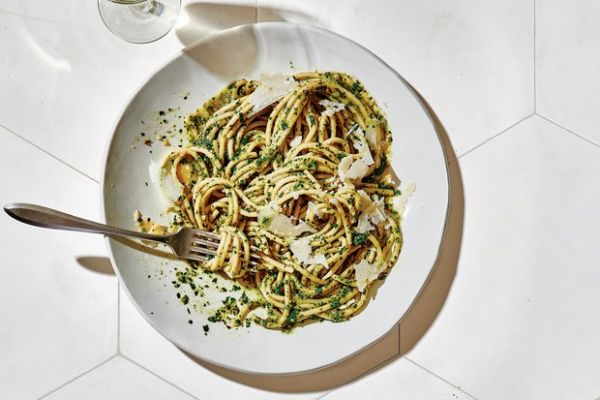 Паста песто - идеальный вариант для спагетти