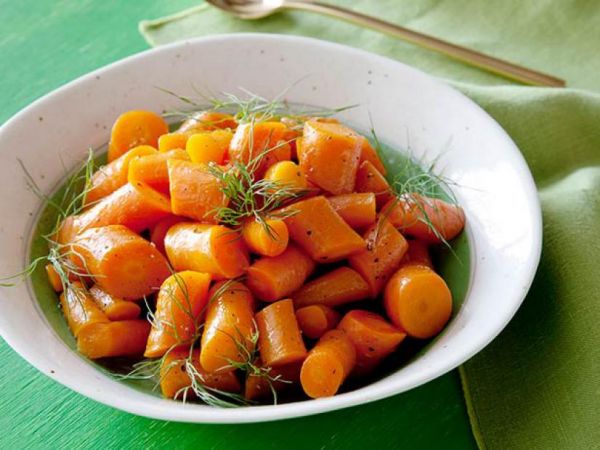 Карамелизированная морковь с апельсиновым соком - простой и вкусный гарнир