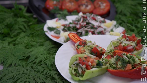 Летние овощные салаты по-новому!