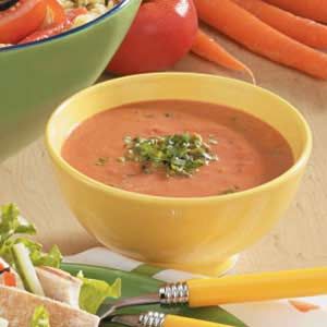 Быстрый томатный суп из 6-ти ингредиентов