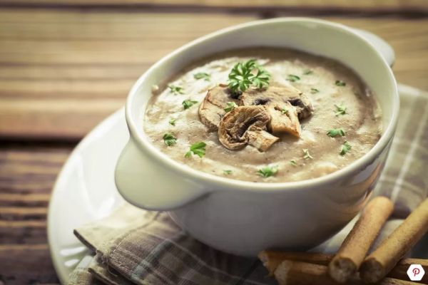 Полезный грибной суп за 20 минут