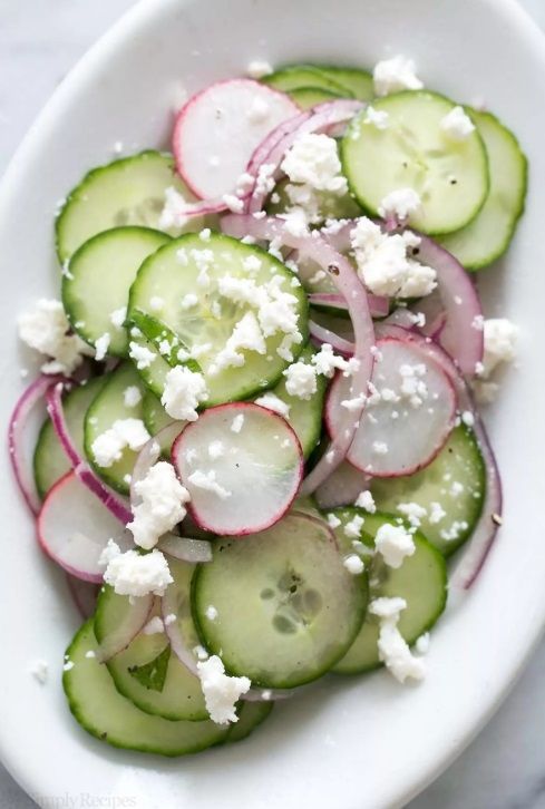 Простой и вкусный овощной салат за 10 минут