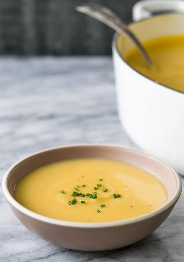 Вкуснейший сырный суп-пюре с цветной капустой