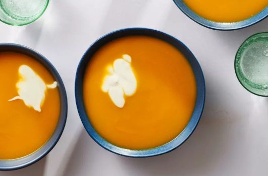 Тыквенный суп-пюре с имбирем – простой и очень ароматный