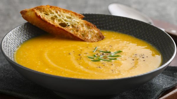 Очень вкусный тыквенный крем-суп с грушами