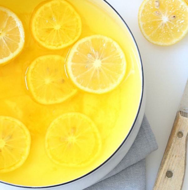 Вкусный напиток для укрепления иммунитета с лимоном и имбирём