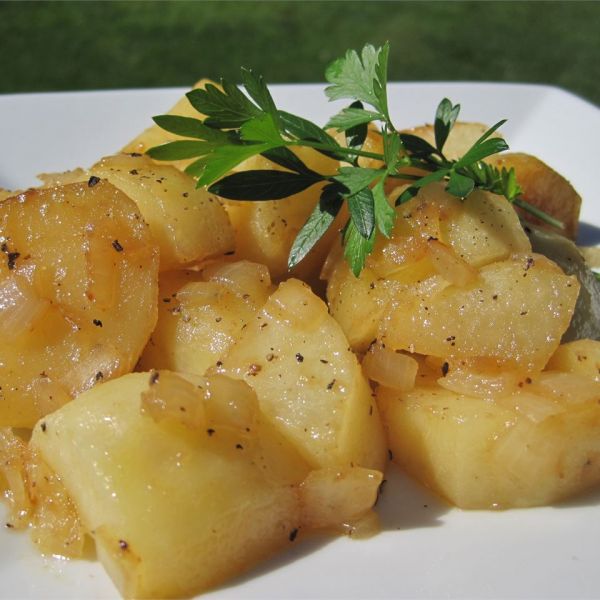 Простой и вкусный рецепт картошки с мёдом и горчицей