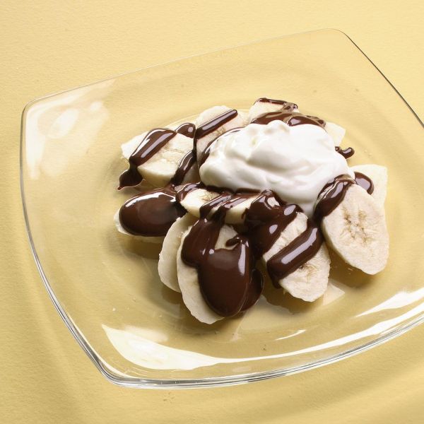 Самый быстрый и простой десерт - бананы с шоколадом