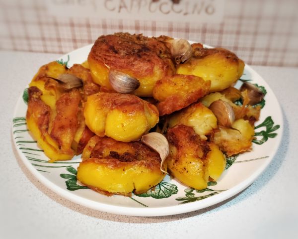 Сливочная картошка, запечённая в духовке